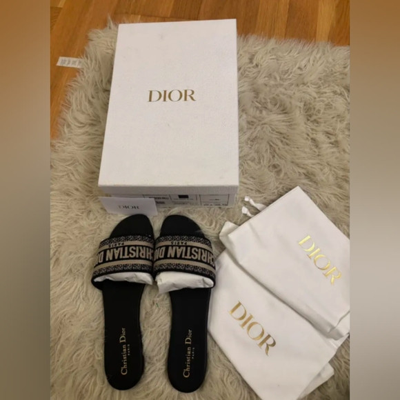 Dior Christian Dway Slide Sandals | Poshmark