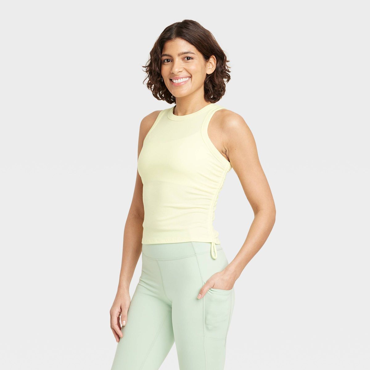 Women's Side Cinch Tank Top - All In Motion™ | Target