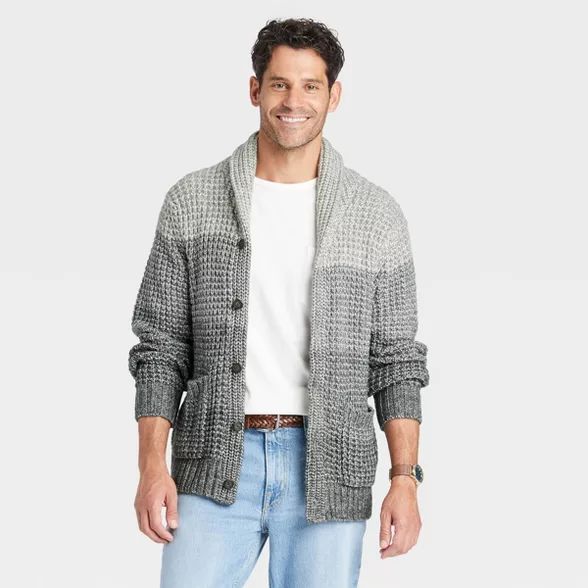 Men's Regular Fit Collared Cardigan - Goodfellow & Co™ | Target