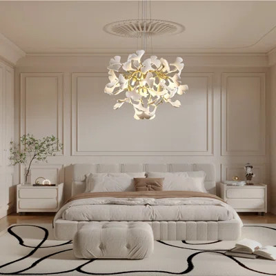 7 - Light Dimmable Ceramic Ginkgo Chandelier | Wayfair North America
