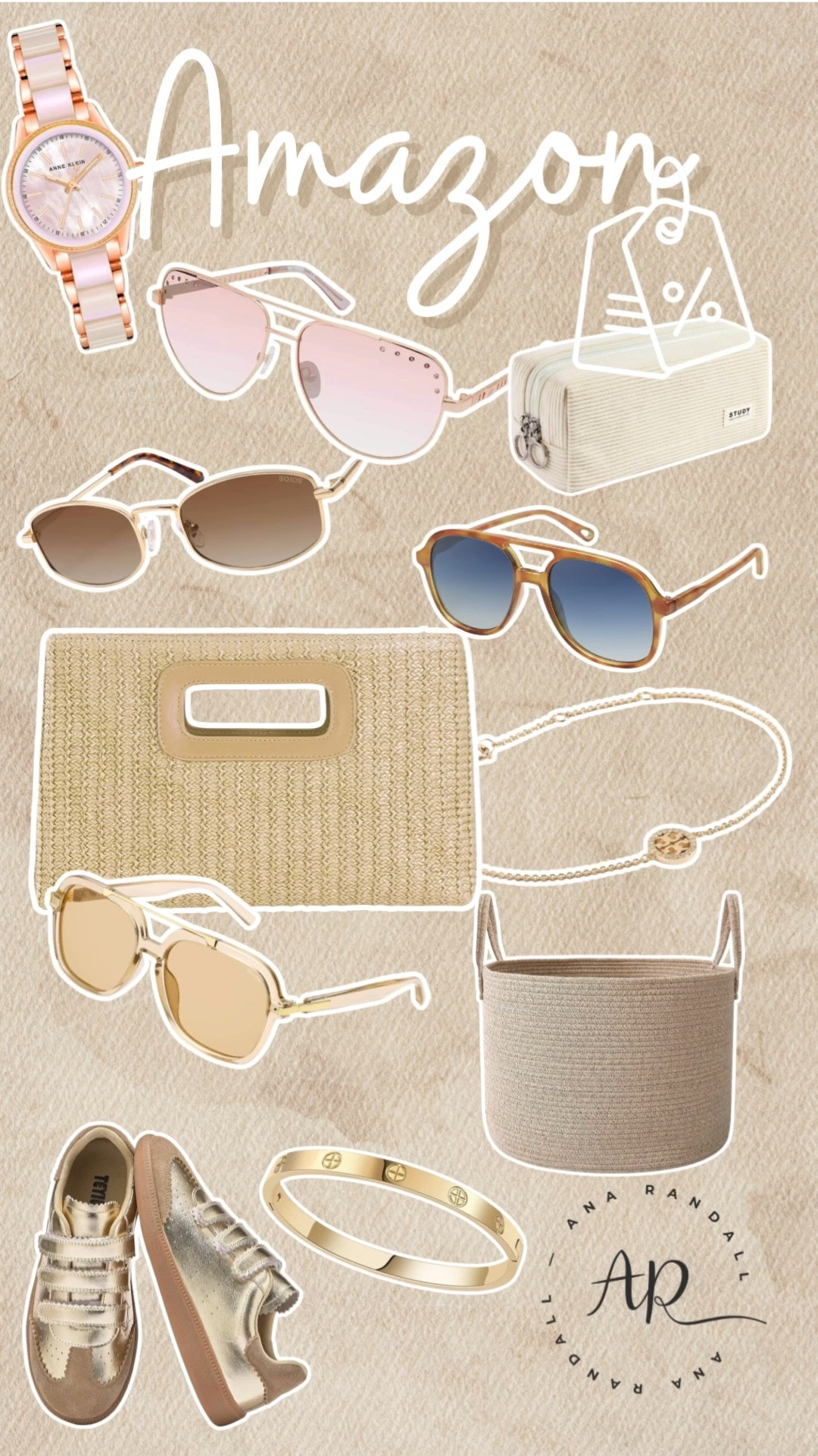 Amazon accessories that look so elevated without the splurge ✨ From chic sunnies and a classic watch to the prettiest woven clutch, gold sneakers, and everyday jewelry, these are the pieces making all of my spring and summer outfits feel complete. Neutral, timeless, and all from Amazon 🤍 #AmazonFinds #AmazonFashion #SpringStyle #AccessoriesEdit #LTKStyle #NeutralStyle

#LTKmomlife #LTKSaleAlert #LTKootd