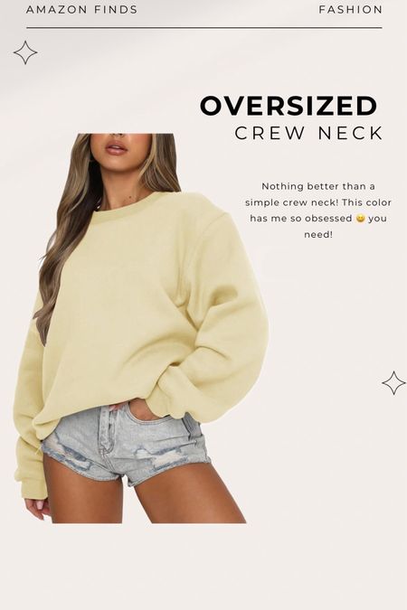 Is this not the most perfect spring crew neck?! 😆 dying over the yellow but there are other CUTE colors too 👌🏼 need them all asap 🙌🏼

#LTKfamily #LTKfindsunder50 #LTKstyletip