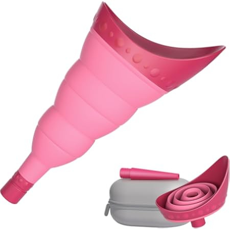 TRIPTIPS Pee Conch Foldable Female Urinal Device Portable Urinal for Women Pee Funnel for Women T... | Amazon (US)