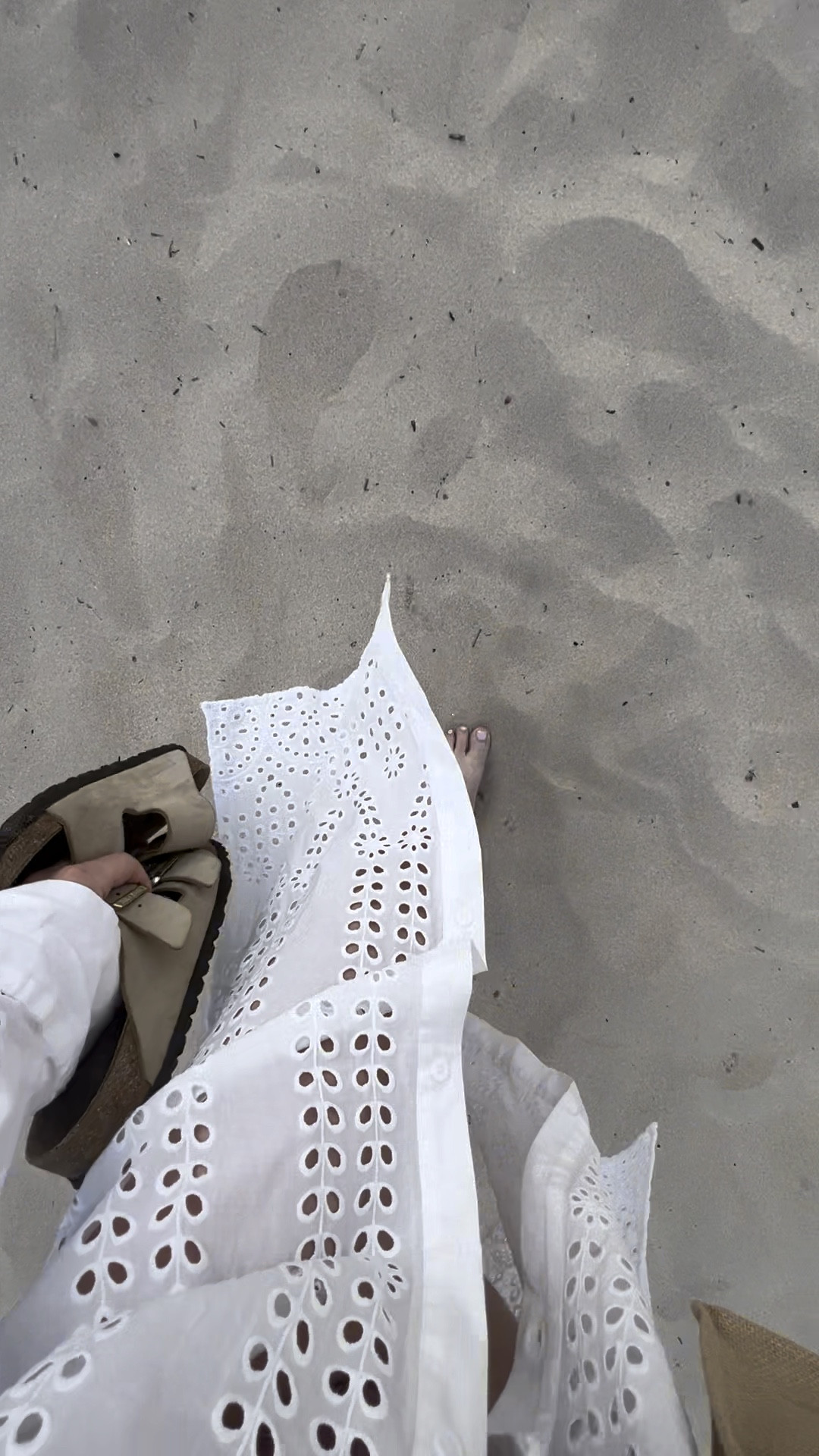 St Barths beach coverup and sandals  eyelet long coverup white eyelet dress 

#LTKswim #LTKunder100 #LTKtravel