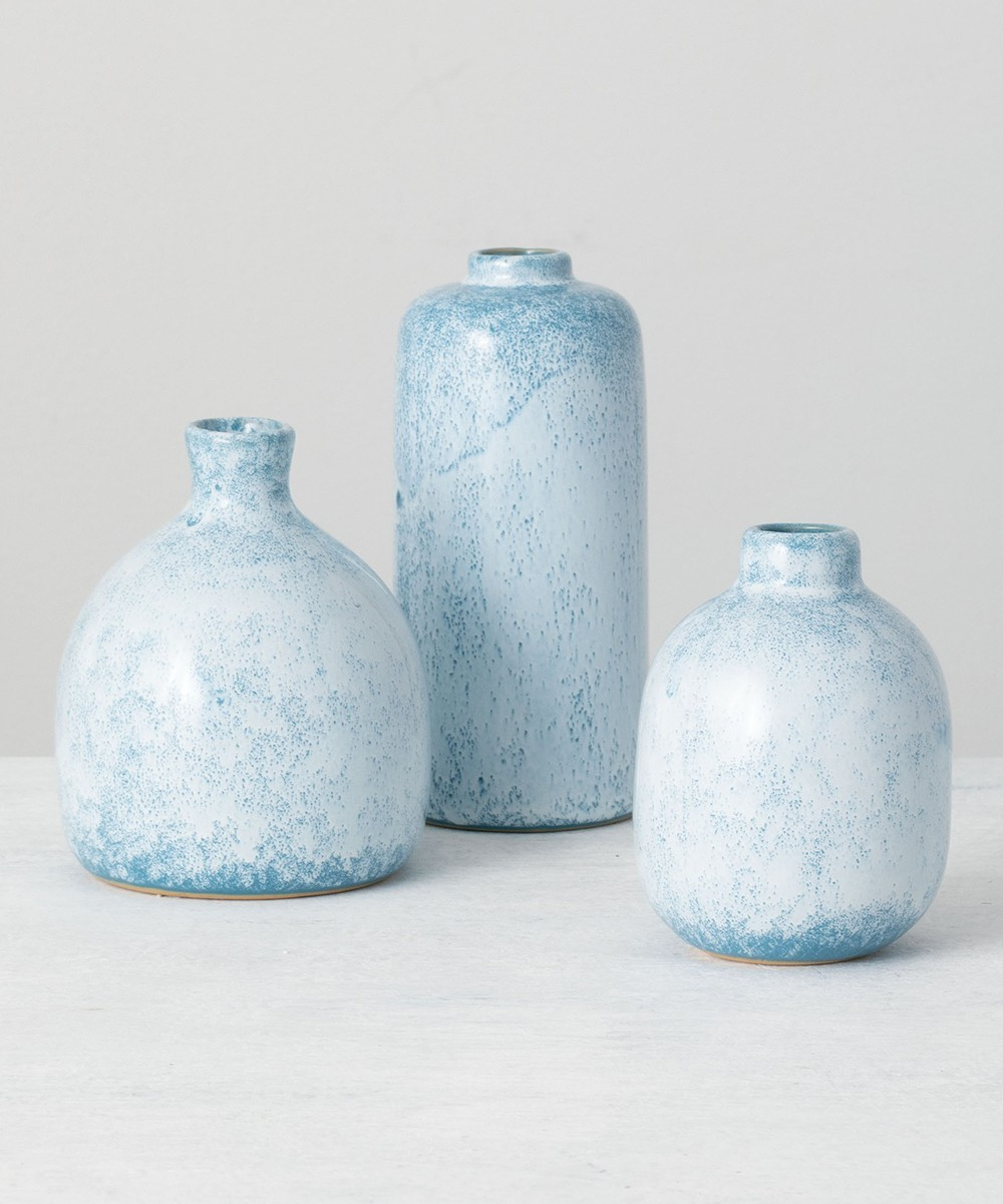 Sullivans Decor Vases BL - Light Blue Bud Vase - Set of 3 | Zulily