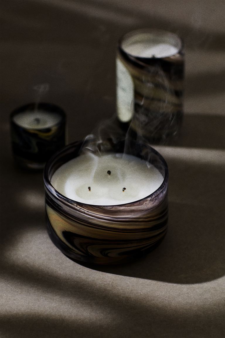 Large Scented Candle in Glass Holder | H&M (US + CA)