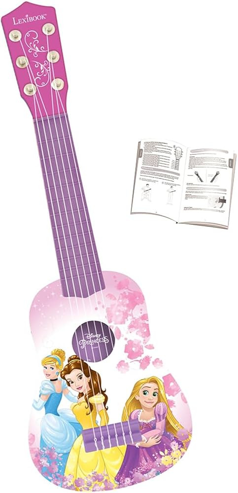 Lexibook, Disney Princess, My First Guitar for Children, 6 Nylon Strings, 21" Long, Guide Include... | Amazon (US)