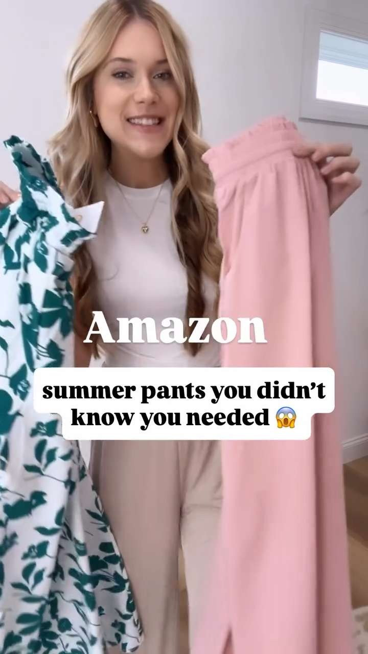 My go-to pants for the summer! Amazon fashion, summer outfit, vacation outfit.  

 #LTKSeasonal #LTKFindsUnder50 #LTKStyleTip