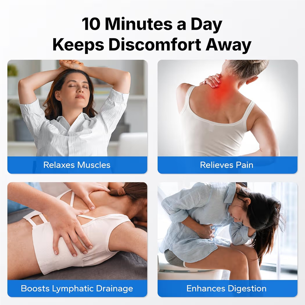 MERACH Vibration Plate Exercise Machine, Curved Vibration Plate for Lymphatic Drainage Weight Los... | Amazon (US)