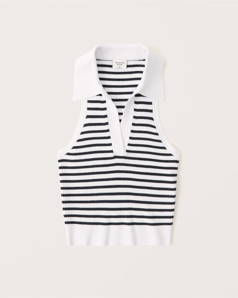 Polo Collar Tank | Abercrombie & Fitch (US)