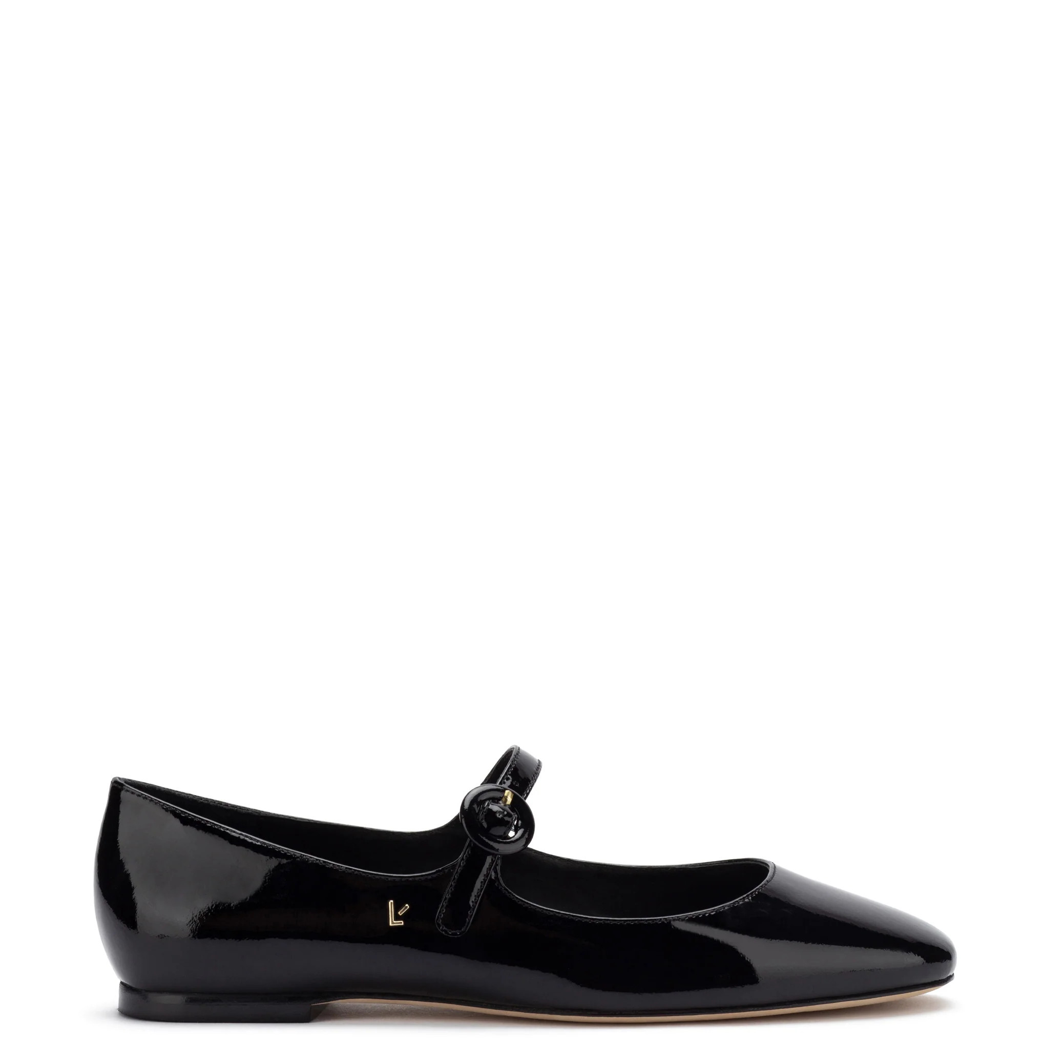 Blair Ballet Flat In Black Patent | Larroude