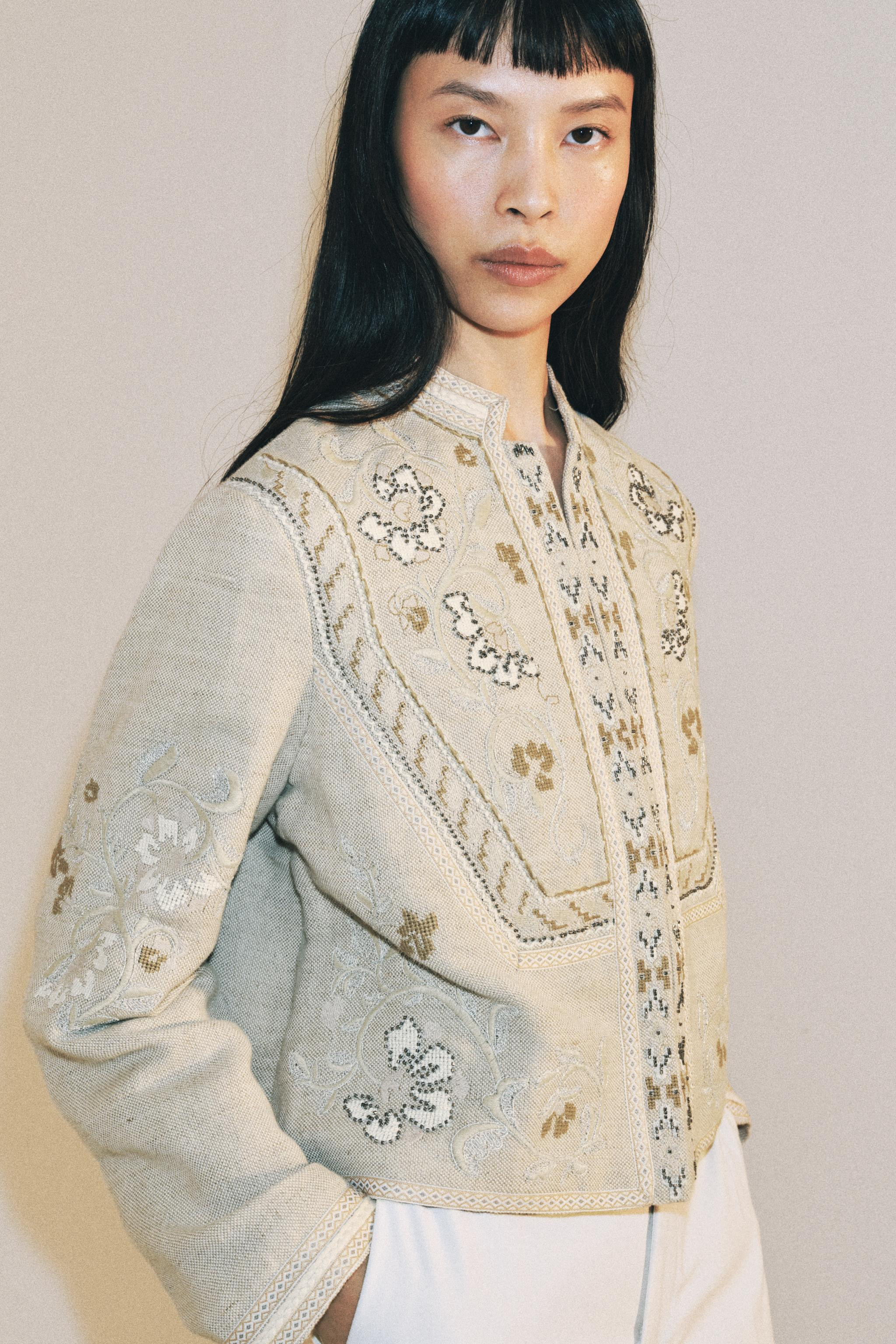EMBROIDERED ZW COLLECTION JACKET | Zara US