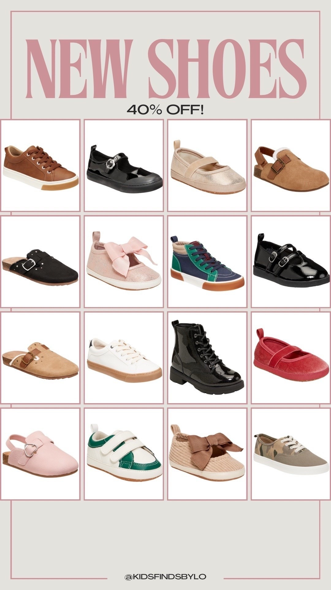 New shoes on sale! 40% off shoes for babies, toddlers & older kids!

#LTKShoeCrush #LTKKids #LTKSaleAlert