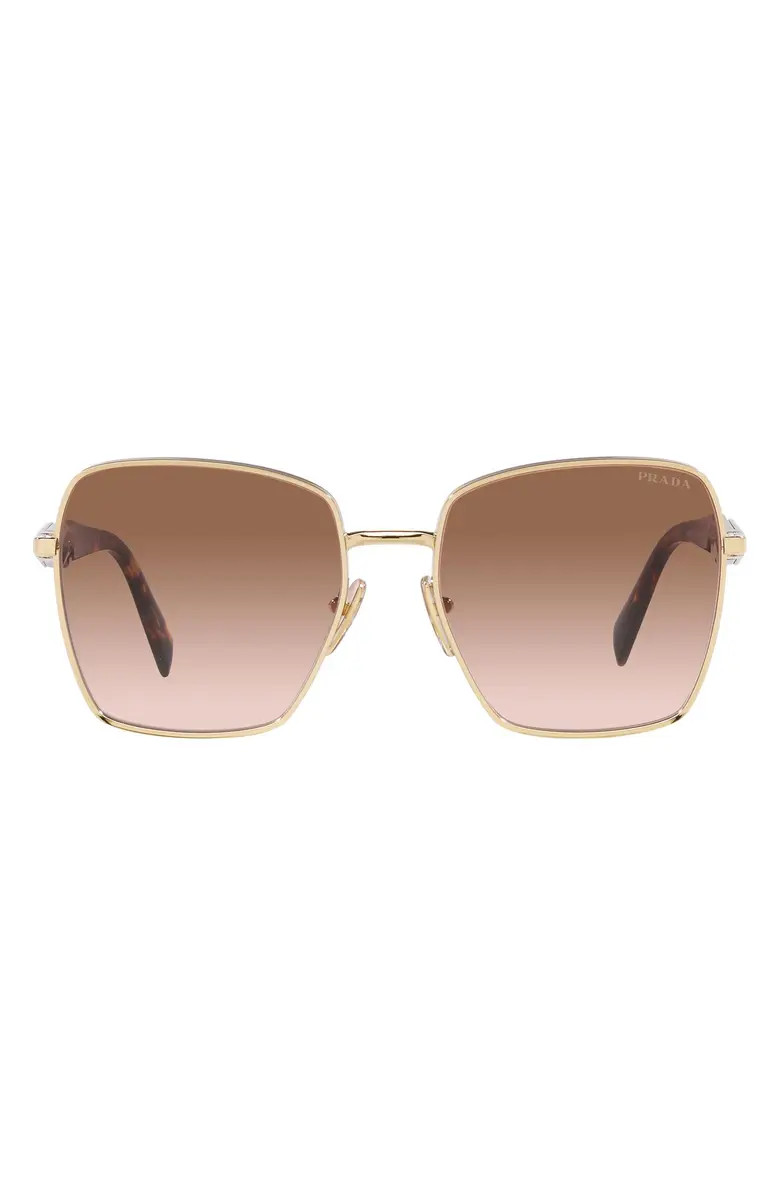 57mm Gradient Pillow Sunglasses | Nordstrom