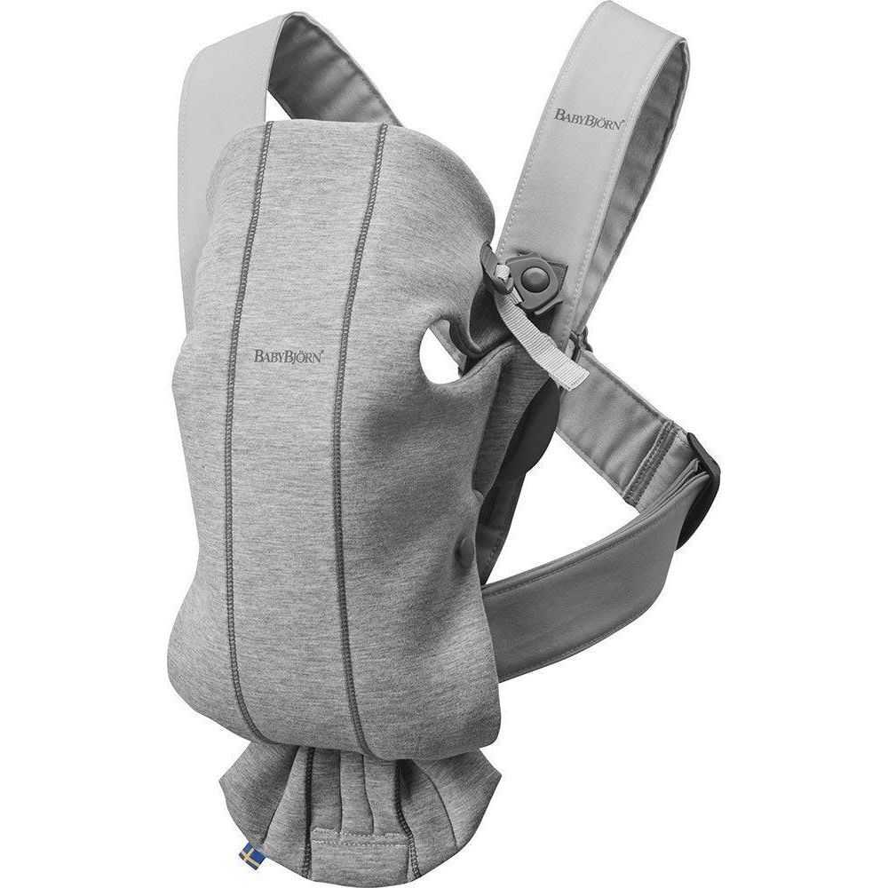BABYBJÖRN Baby Carrier Mini 3D Jersey - Light Gray | Walmart (US)
