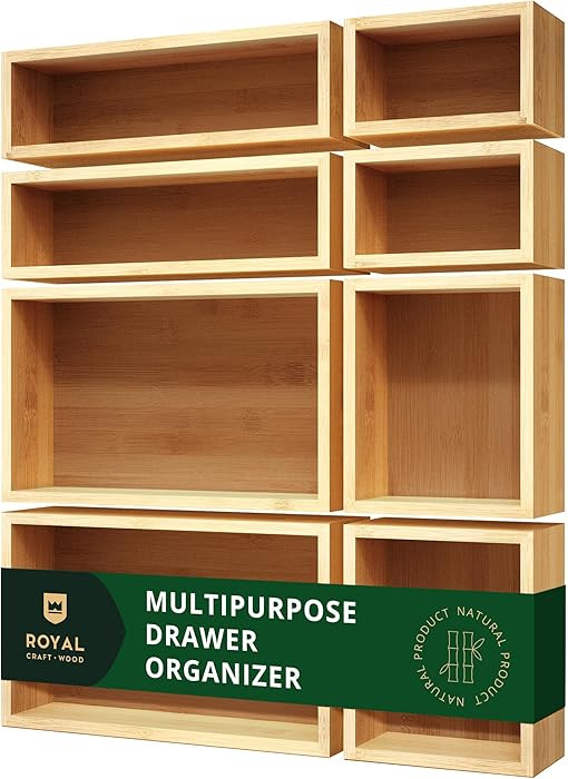 ROYAL CRAFT WOOD Bamboo Jewelry Organizer Box & Chests Set - Versatile Storage Solution for Makeu... | Amazon (US)