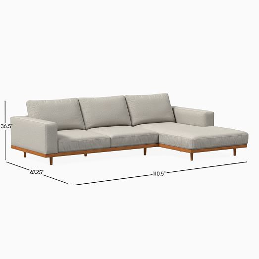 Newport 2-Piece Chaise Sectional | West Elm (US)