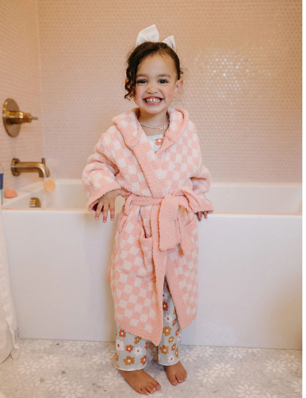 TSC x Madi Nelson: Family Checkered Robes | The Styled Collection