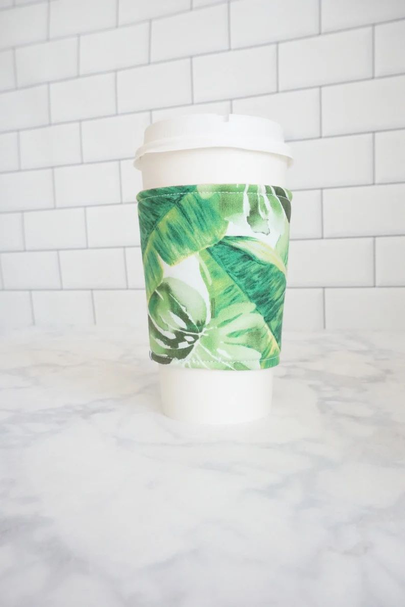 Reusable Coffee Sleeve-Beverly Hills Print | Etsy (US)