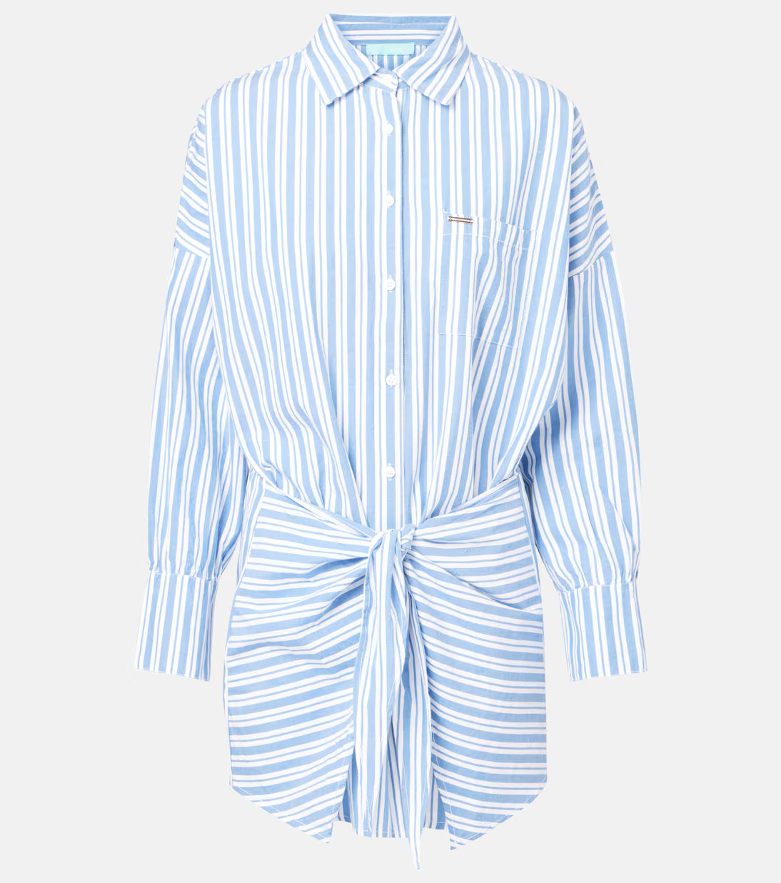 Sara striped cotton shirt dress | Mytheresa (UK)