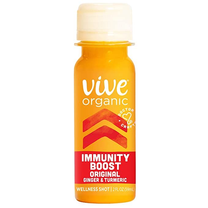 Vive Organic Immunity Boost Original Ginger & Turmeric Shot (2oz Bottle) | Amazon (US)