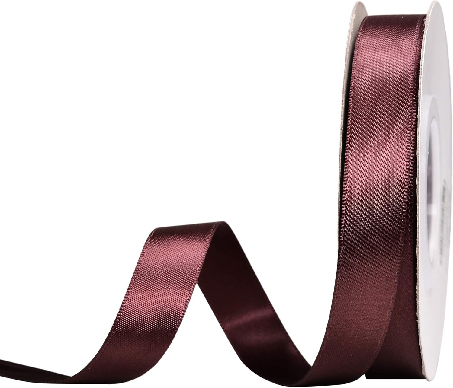 YAMA Burgundy Double Face Satin Ribbon - 5/8" 25 Yards Burgundy Ribbon for Gift Package Wrapping,... | Amazon (US)