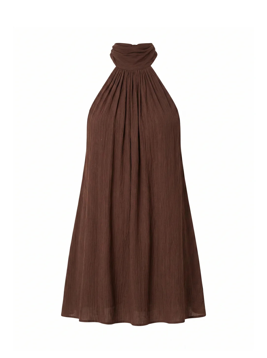 Ibiza Dress - Espresso Crinkle | Away That Day