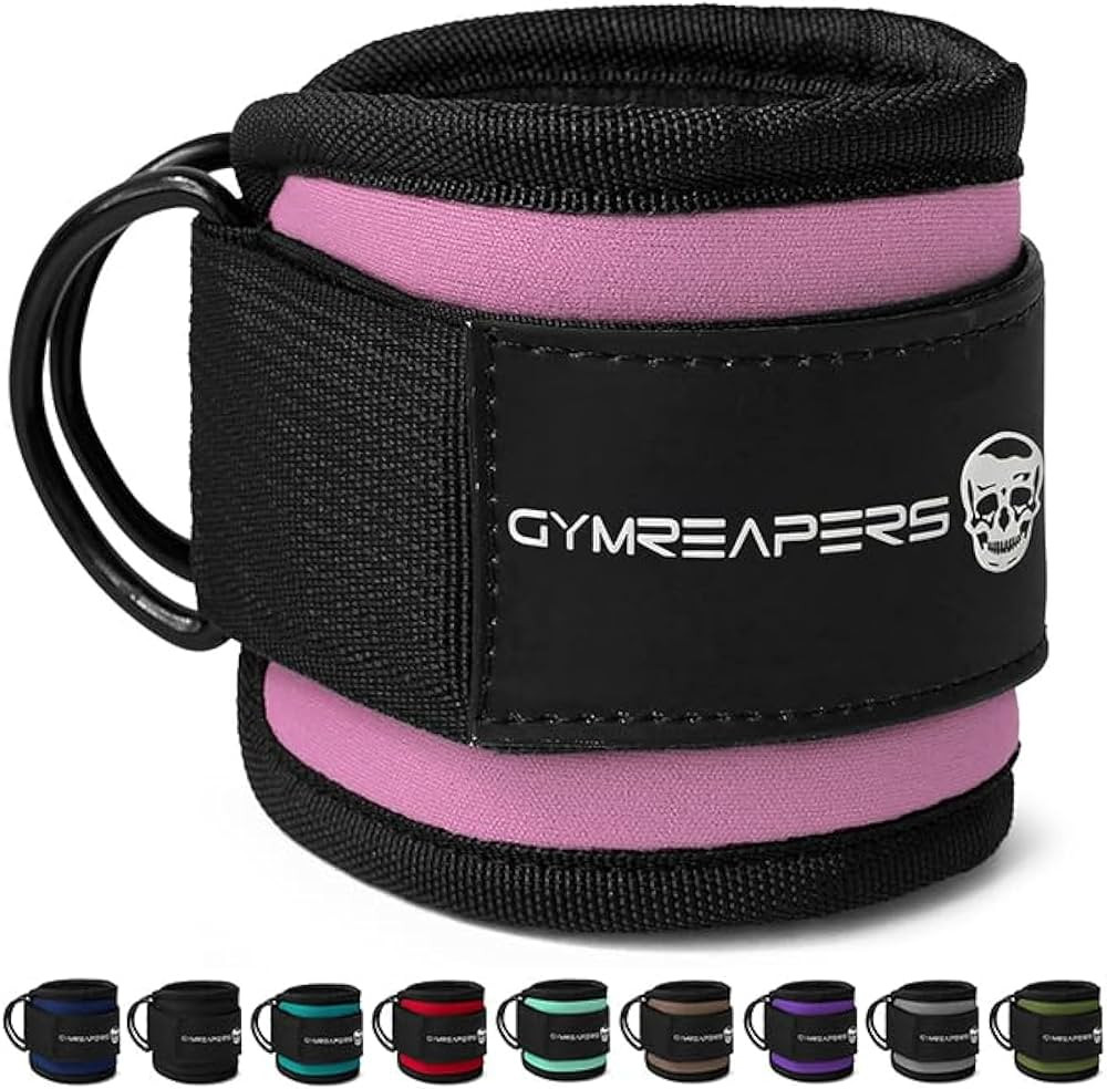 Gymreapers Ankle Straps For Cable Machine Kickbacks, Glute Workouts, Lower Body Exercises - Adjus... | Amazon (US)