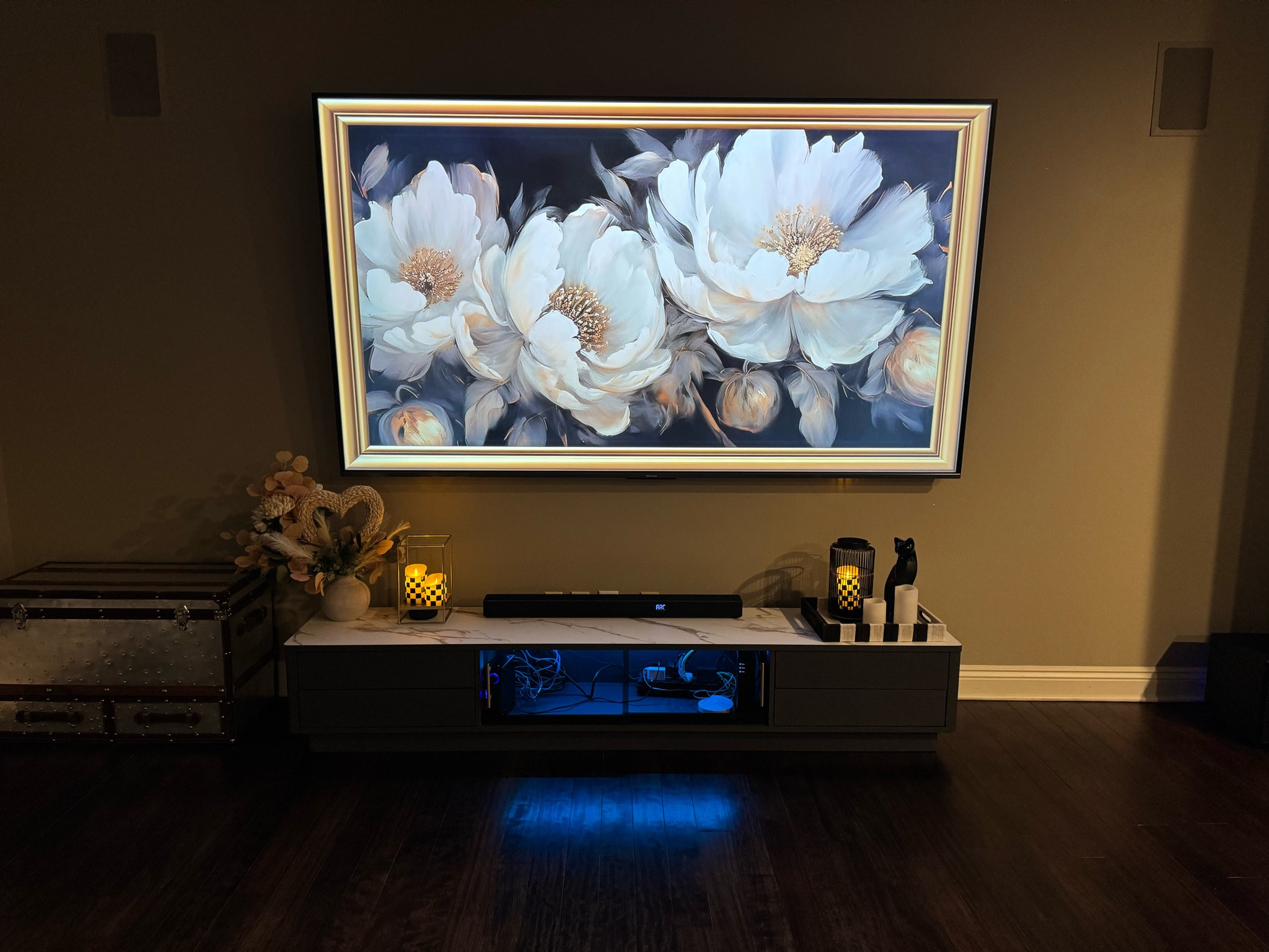 Tv stand. Living room decor. Living room inspo. Tv stand styling. Home decor. Living room decor. Flameless candles. 

#LTKHome