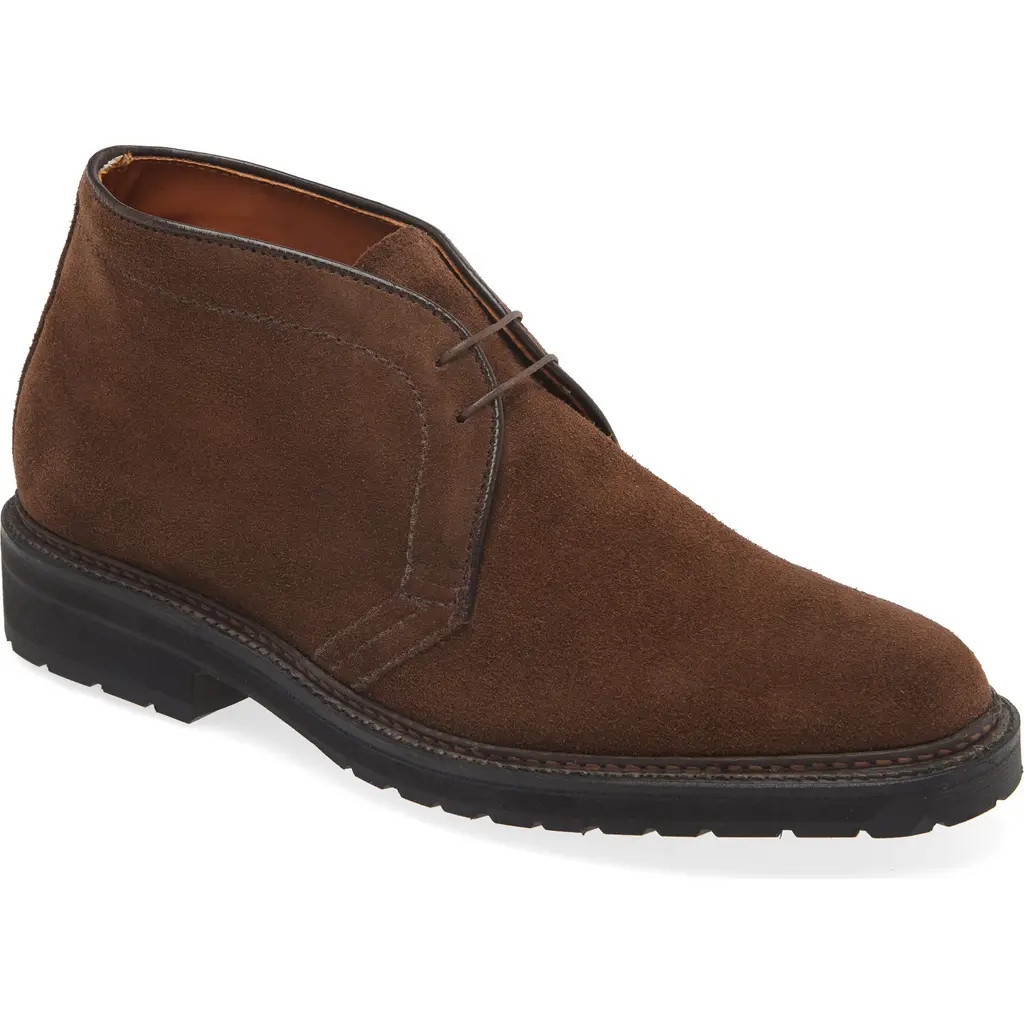 Alden Barrie Chukka Boot in Dark Brown Suede at Nordstrom, Size 9.5 | Nordstrom