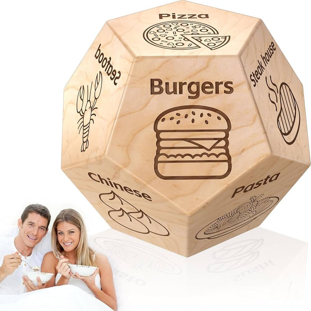 Dice for Her Him Couples Gift Ideas Food Decision Dice Games Date Night Dice Christmas Birthday V... | Amazon (US)