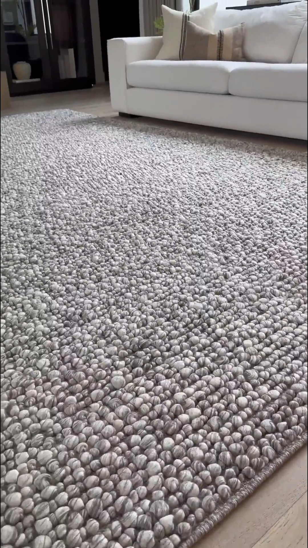 I'm thrilled to have finally found the perfect rug! If you're in the market for a neutral, textured, and incredibly comfortable option that works beautifully in any season, look no further! 😊

After trying numerous rugs over the years, I'm confident that this one is the ideal choice for my space. I'm absolutely enamored with it and can't imagine switching it out! In fact, I'm considering adding it to every room in my home! 😆The Charcoal color I chose is stunning, but it's also available in Beige Ivory for those who prefer a lighter tone. 🫶🏽

#LTKVideo 

#LTKHome #LTKStyleTip