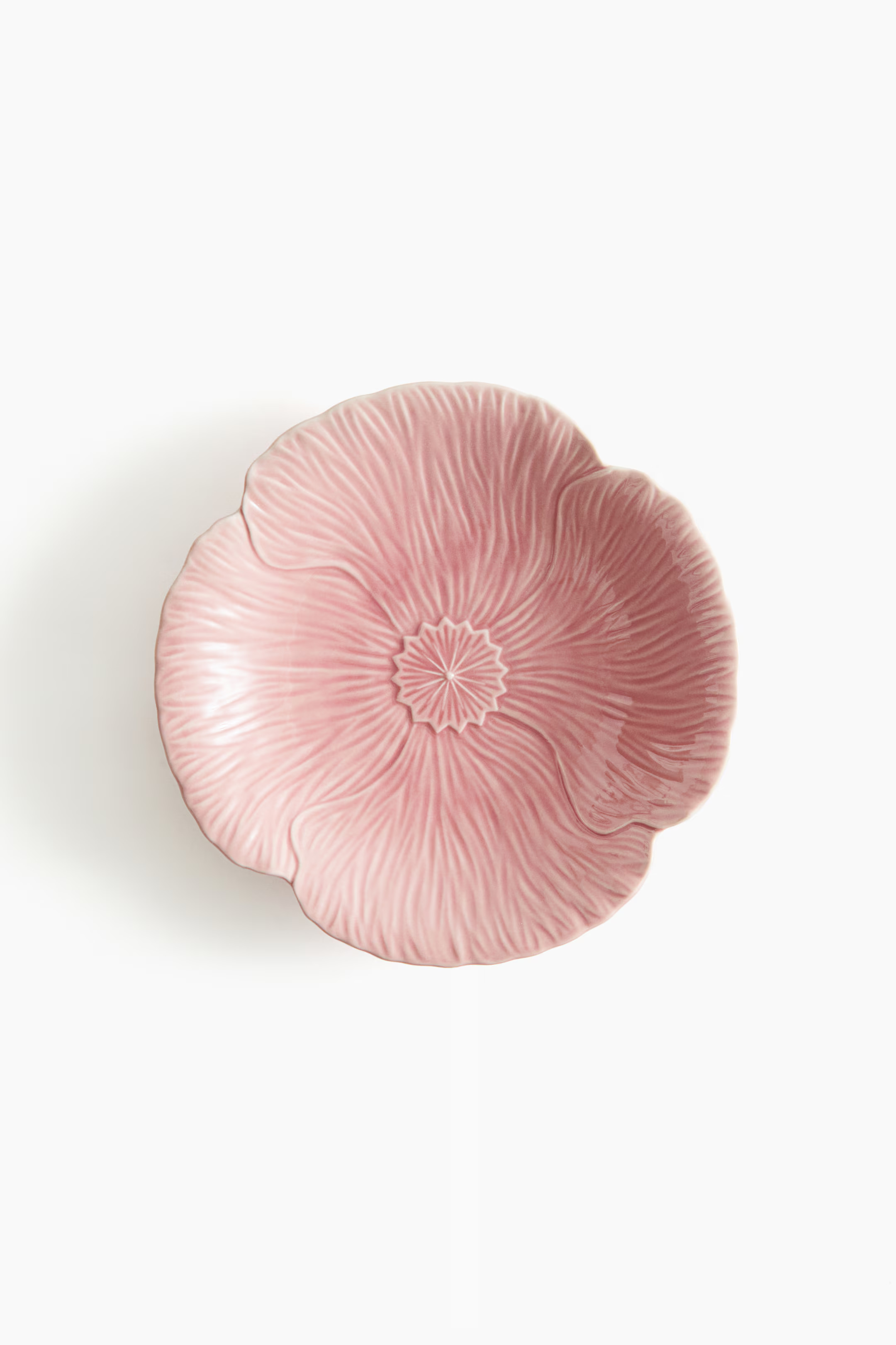 Servierplatte aus Steingut - Rosa - Home All | H&M DE | H&M (DE, AT, CH, NL, FI)