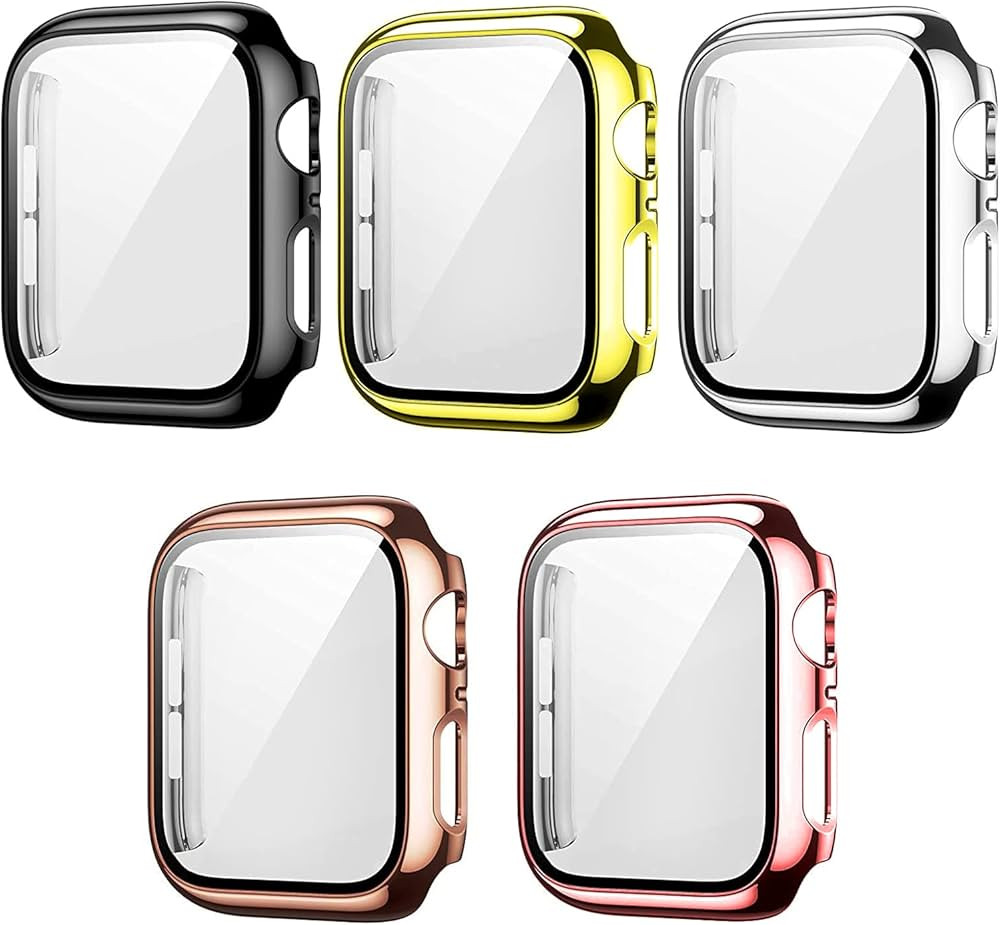 ISENXI Compatible with Apple Watch Screen Protector,Hard PC Cover, for Apple Watch Case 44mm Seri... | Amazon (US)