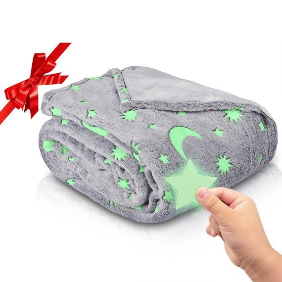 Glow in the Dark Gift Blanket for Girls and Boys | Etsy (US)