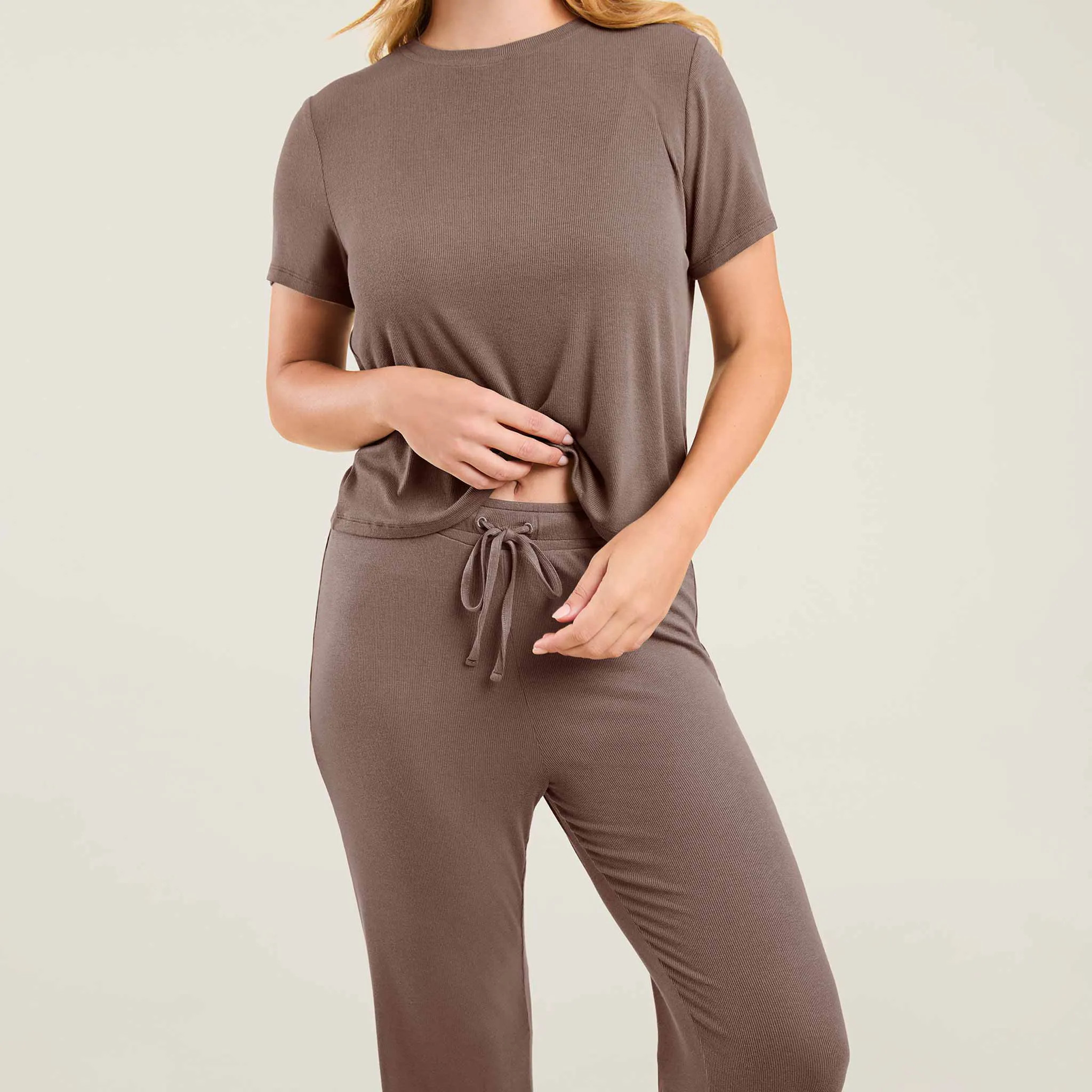Ribbed Pajama Set | nuuds