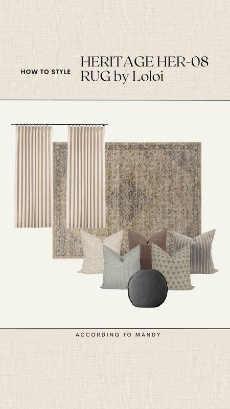 How to Style the Heritage HER-08 Rug by Loloi! 

rug styling, rug styling inspo, pillow, etsy, loloi rugs, pillow covers, etsy finds, lulu&georgia, floral pillow, striped pillow, brown pillow

#LTKhome #LTKstyletip