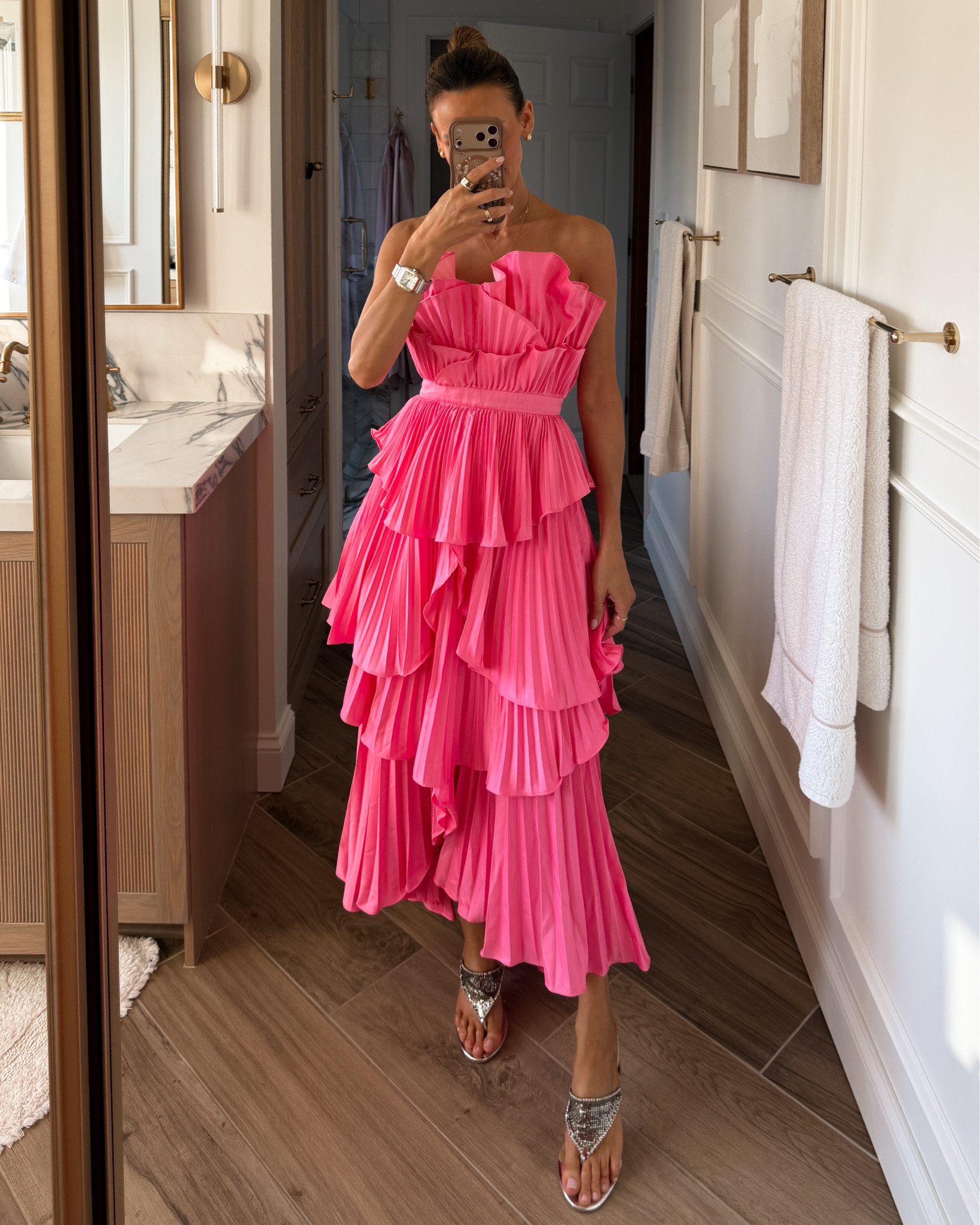 Such a statement dress! Size 2, pleated stand up but are soft and comfortable to wear, wedding guest, destination wedding

#LTKootd #LTKSeasonal #LTKWedding