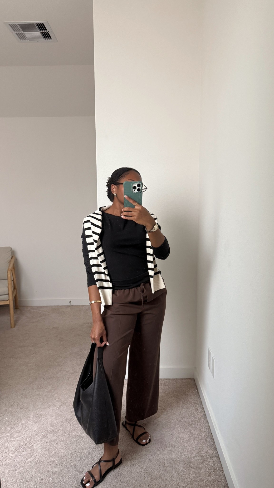 boat necks are my favorite tops right now. So classy and look great on everyone 

striped jumper // brown trousers // hobo bag // casual spring outfit 

#LTKPetite #LTKSeasonal #LTKStyleTip