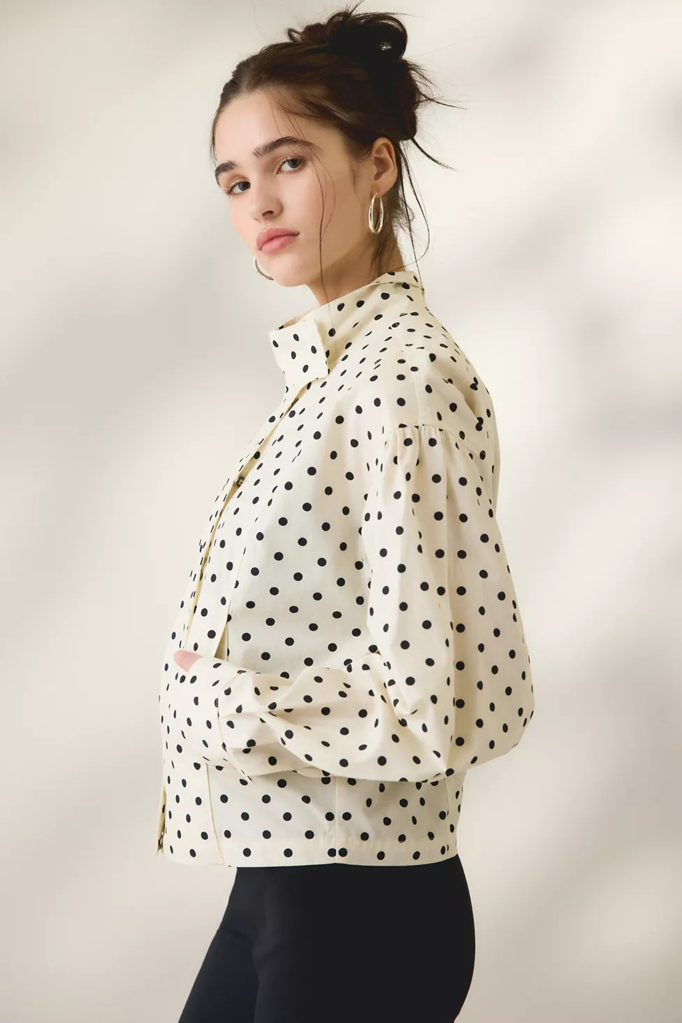 UO Allison Polka Dot Jacket | Urban Outfitters (US and RoW)