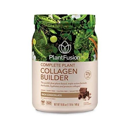 PlantFusion Collagen Builder Plant Based Peptides Protein Powder Vegan Collagen Supplement Collagen  | Walmart (US)