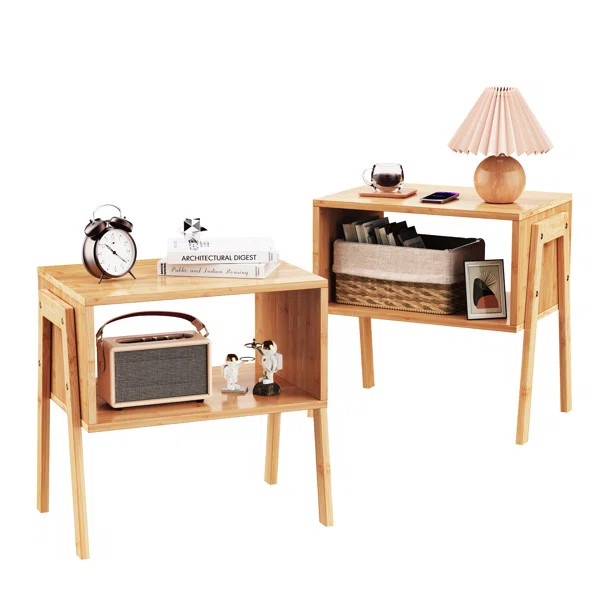 Jaecyon Solid Wood End Table Set | Wayfair North America