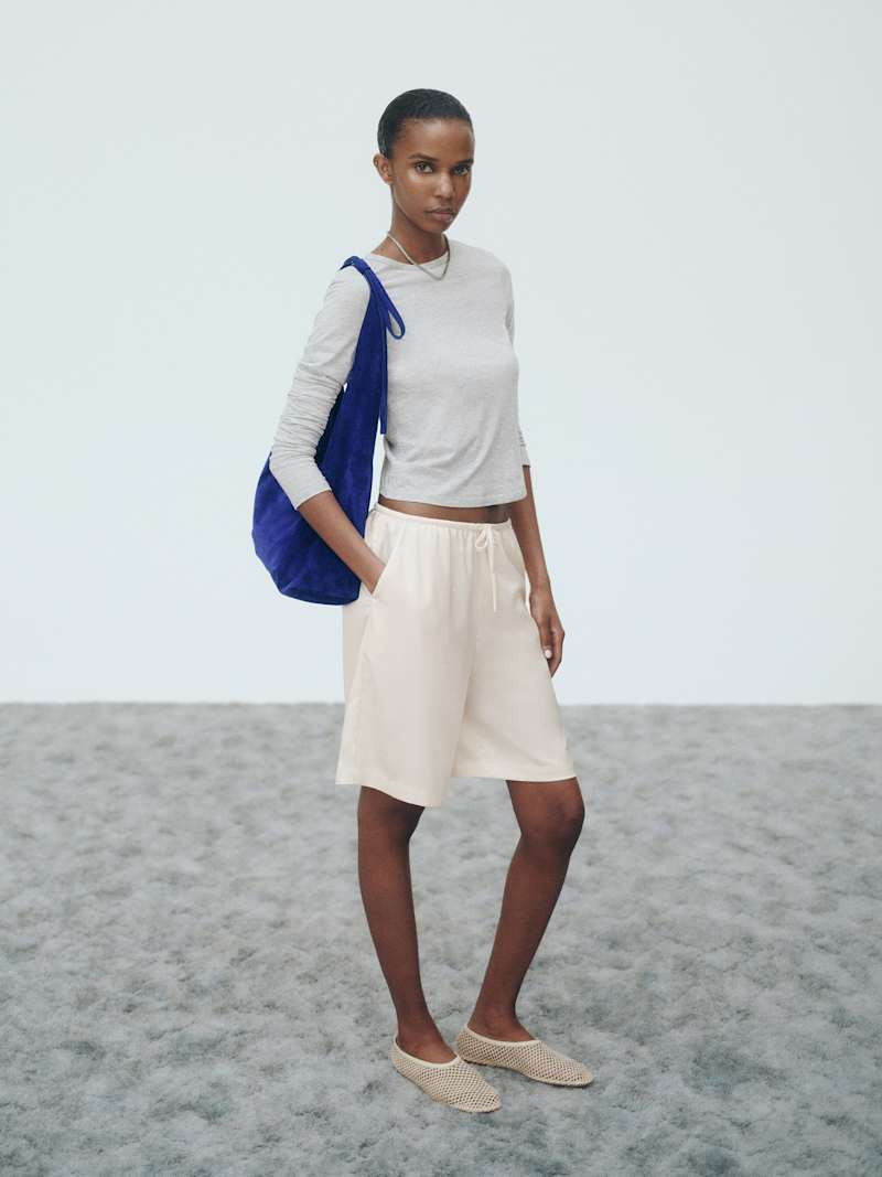 Sandy Satin Short | Reformation (Global)