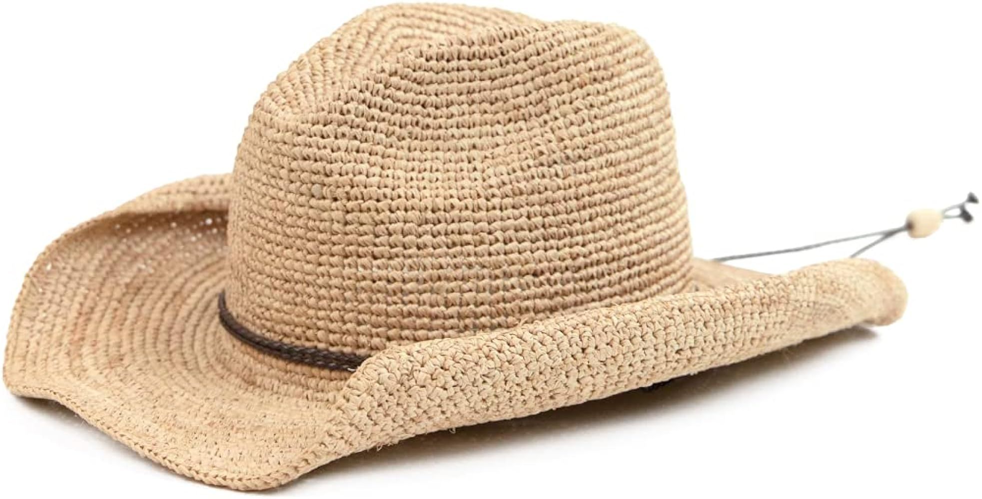 San Diego Hat Company Women's Crocheted Raffia Cowboy Hat,Natural,One Size at Amazon Women’s Cl... | Amazon (US)