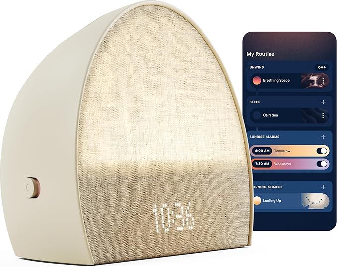 Hatch Restore 2 Sunrise Alarm Clock, Sound Machine, Smart Light (Putty) ー Your Smart Sleep Cloc... | Amazon (US)