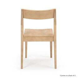 Solid Wood Dining Chair (Set of 2) | Plank+Beam