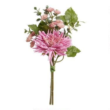 Faux Dahlia And Succulent Bunch | World Market