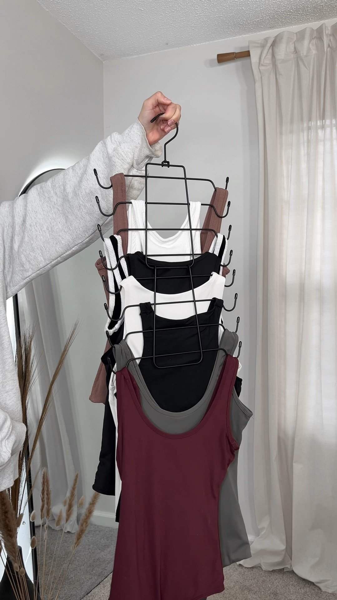 Closet organization, space saving hangers 

#LTKhome #LTKstyletip #LTKVideo