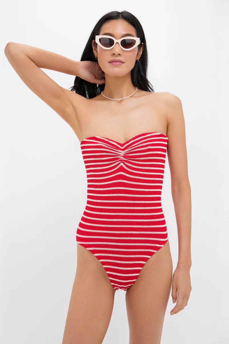 Red and White Striped Brooke One Piece | Tuckernuck (US)