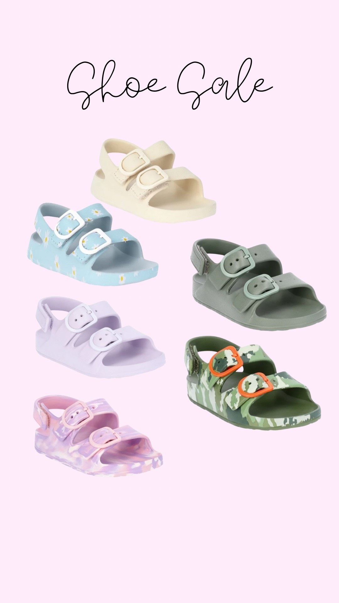 Baby and toddler sandals on sale for 2 pairs for $8 !!!!!! 

Walmart baby. Walmart toddler. Walmart finds. Walmart kids shoes. 

#LTKKids #LTKSeasonal #LTKBaby
